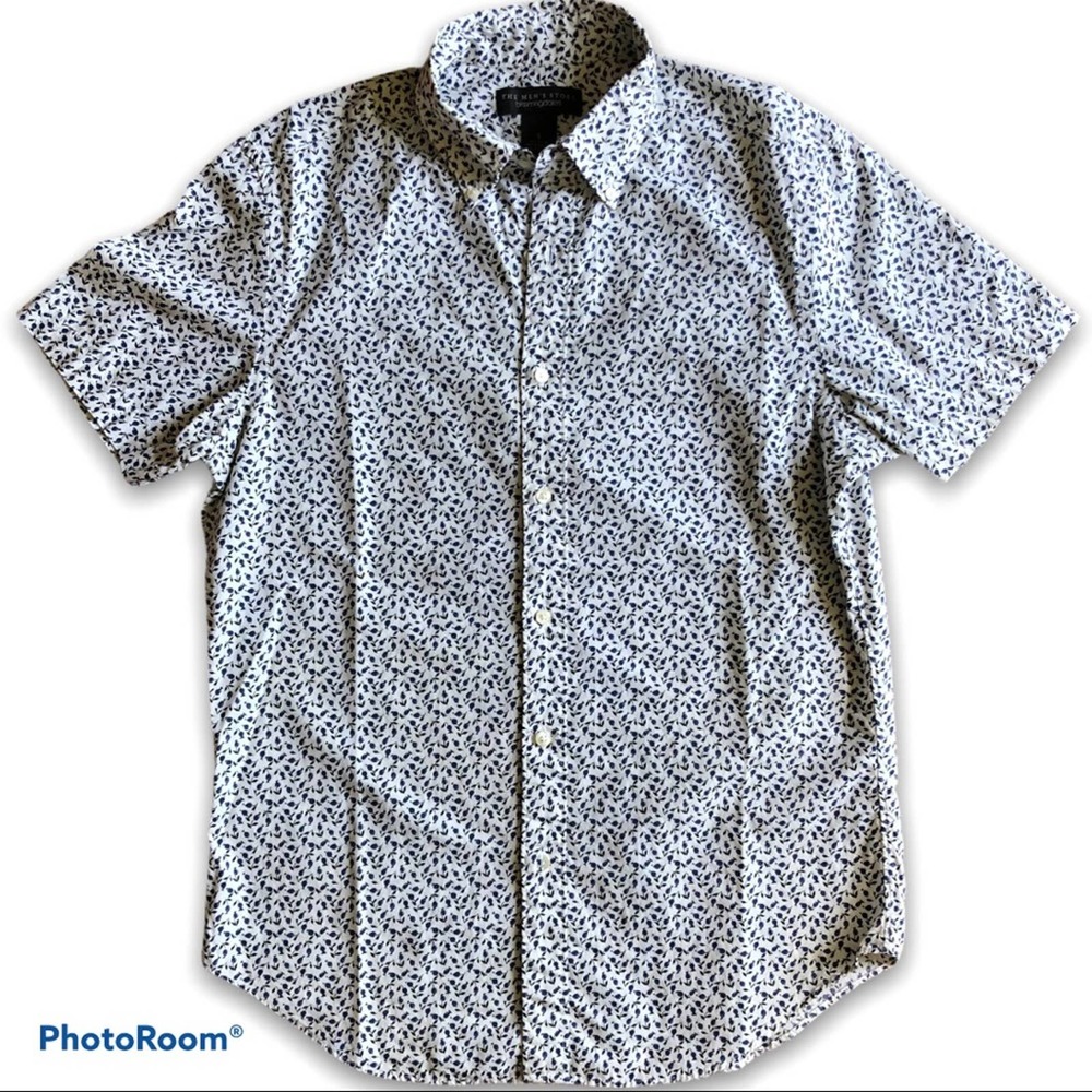 🎉HP🎉Men’s Bloomingdale’s Printed Shirt- Size Small